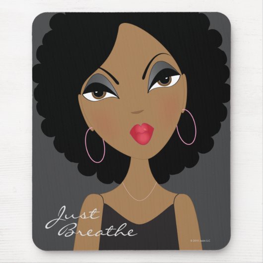 Gewoon Breathe Mousepad Muismat (Voorkant)