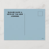 GEWOON BRIEFKAART VERPLAATSEN (Achterkant)