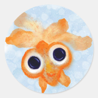 Gewoon bubbelend door Watercolor Goudvis Stickers