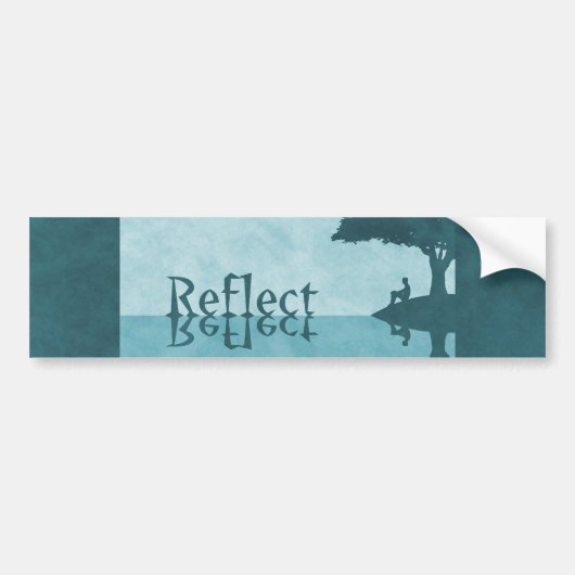 Gewoon Bumpersticker reflecteren (Voorkant)