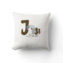 Gewoon chillen grijze kussen – Relaxte casual