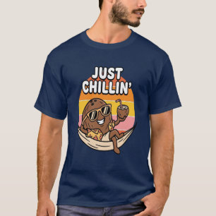 Gewoon Chillen Kokos T-shirt – Tropische Zomer Vak