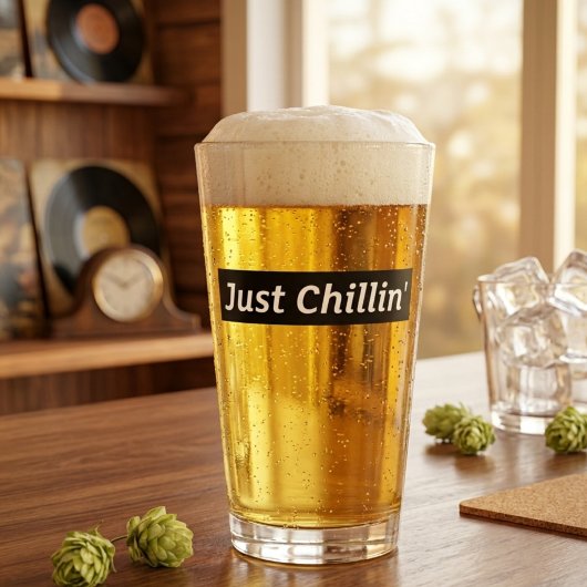 Gewoon Chillen Pintglas Glas