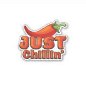 Gewoon chillen sticker (Voorkant)