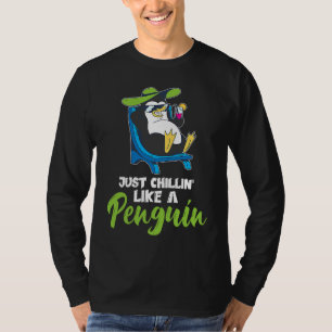 gewoon chillen zoals pinguïns kleding peuter pingu t-shirt