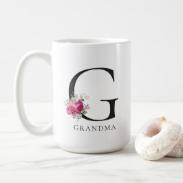 Gewoon chique lieve pioenen oma 15oz koffie Mok