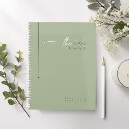 Gewoon chique trouwplannen Sage Green ID1046 Planner