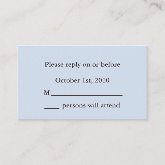 Gewoon Chocolate Enclosure Kaart (Voorkant)