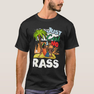 Gewoon cool geen rass fun Rasta Caribische stijl T-shirt