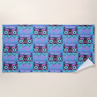 Gewoon Dance Retro Style Boombox Strandlaken