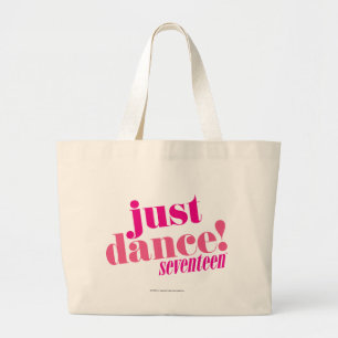 Gewoon dans - Roze Grote Tote Bag