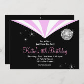 Gewoon dansfeest Diva Kaart (Voorkant / Achterkant)