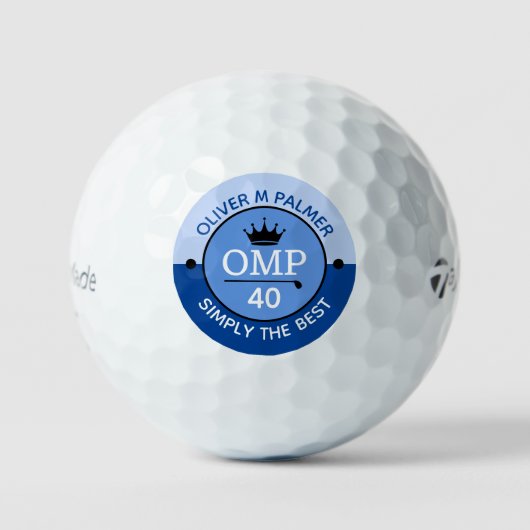 Gewoon de beste golfer's 40 cadeau golfballen (Voorkant)