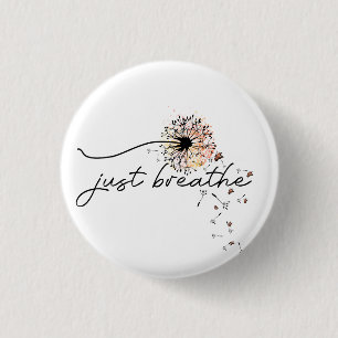 Gewoon de Dandelion Self Care Motivatie Ronde Button 3,2 Cm