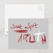 Gewoon de Waarheid spuiten Briefkaart (Voorkant / Achterkant)