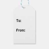 Gewoon de Zest Cute Kawaii Lemon Cadeaulabel (Achterkant)