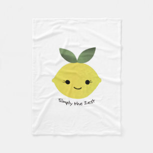 Gewoon de Zest Cute Kawaii Lemon Fleece Deken