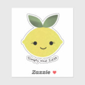 Gewoon de Zest Cute Kawaii Lemon Sticker (Vel)