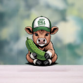 Gewoon Dill with It Koe, Grappige augurk Acryl Bord (Neutraal)