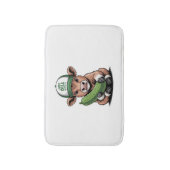 Gewoon Dill with It Koe, Grappige augurk Badmat (Voorkant Verticaal)