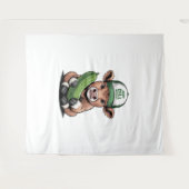 Gewoon Dill with It Koe, Grappige augurk Wandkleed (Voorkant (horizontaal))