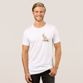Gewoon door het leven huppelen Kangoeroe ontwerp Tri-Blend Shirt