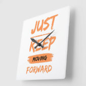 gewoon doorgaan vierkante klok (Hoek)