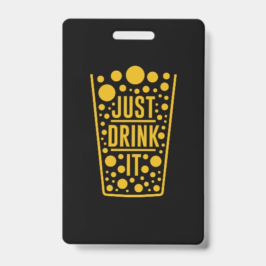 Gewoon Drink Beer Badge (Voorzijde)