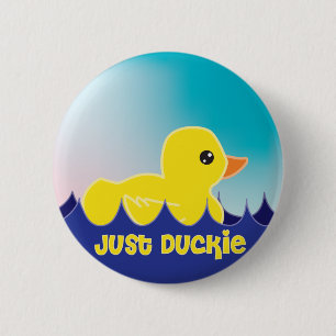 Gewoon Duckie Ronde Button 5,7 Cm