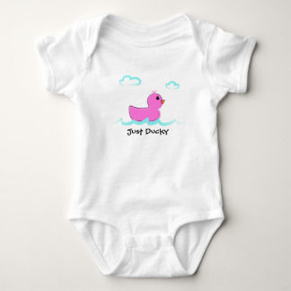 Gewoon Ducky Roze Rubber Duck Baby Bodysuit