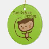 Gewoon een andere aap keramisch ornament (Links)