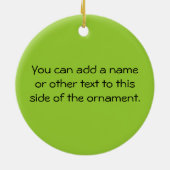 Gewoon een andere aap keramisch ornament (Achterkant)