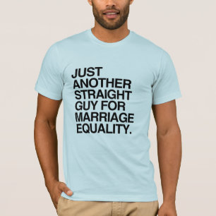 GEWOON EEN ANDERE HETERO MAN VOOR HETRECHT OP HET T-SHIRT