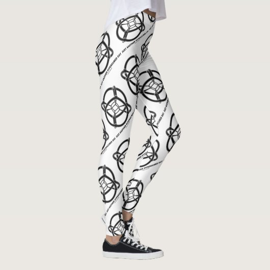 Gewoon een andere hypercubed Dag 4-D Polytope Humo Leggings (Rechts)