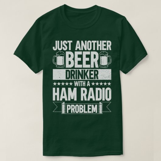 Gewoon een andere wijndrinker met een probleem met t-shirt (Design voorkant)