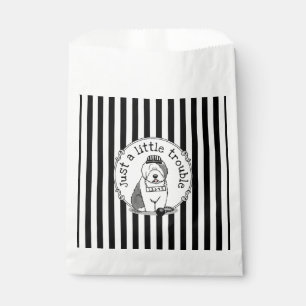 Gewoon een beetje onoplosbaar oud Engels Sheepdog  Bedankzakje