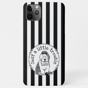 Gewoon een beetje onoplosbaar oud Engels Sheepdog iPhone 11 Pro Max Hoesje