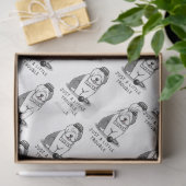 Gewoon een beetje onoplosbaar oud Engels Sheepdog Tissuepapier (Geschenk)