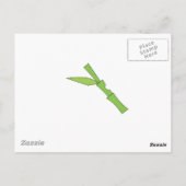 Gewoon een bite van Bamboe Briefkaart (Achterkant)