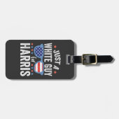 Gewoon een blanke vent voor Harris Ondersteun pres Bagagelabel (Voorkant horizontaal)