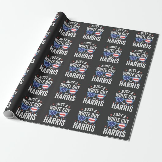 Gewoon een blanke vent voor Harris Ondersteun Pres Cadeaupapier (Uitgerold)