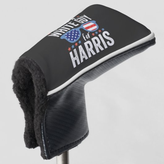 Gewoon een blanke vent voor Harris Ondersteun Pres Golfheadcover (3/4 voorkant)