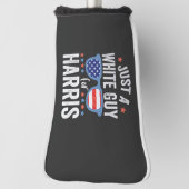 Gewoon een blanke vent voor Harris Ondersteun Pres Golfheadcover (Draai 90)