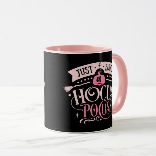 Gewoon een bos van Hocus Pocus Pink & Black Hallow Mok (Voorkant rechts)