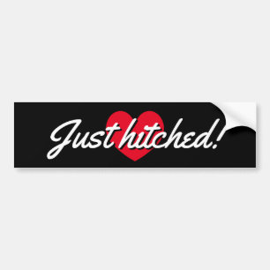 Gewoon een bumpersticker voor gehuwde nieuwe rasse