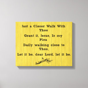 Gewoon een dichtere loopje met de Hymn Canvas Afdruk