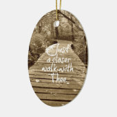 Gewoon een dichtere loopje met de Hymn Keramisch Ornament (Links)