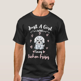 Gewoon een die houdt van Bichon Friss T-shirt