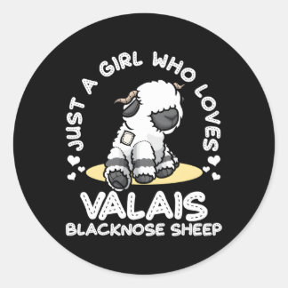 Gewoon een die van Wallis Blacknowlese schapen hou Ronde Sticker
