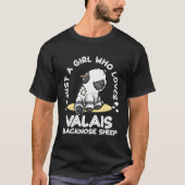 Gewoon een die van Wallis Blacknowlese schapen hou T-shirt (Voorkant)